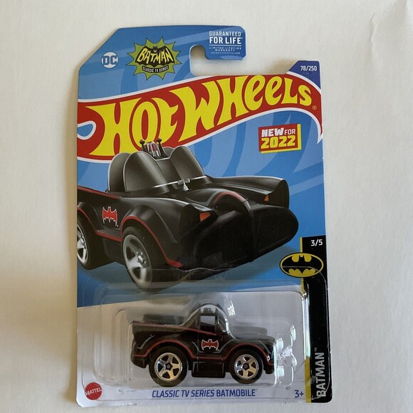 Hot Wheels Batman Classic TV Series Short Batmobile 4 Color Variations - Picture 5 of 6